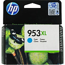HP F6U16AE Картридж струйный №953XL голубой {OJP 8710/8720/8730/8210 (1600стр.)}