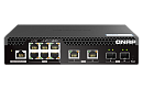 Коммутатор управляемый L2 10 Гбит/с c 2 портами SFP+, 2 портами 10 Гбит/с RJ-45 и 6 портами 2,5 Гбит/с RJ-45 и, пропускная способность до 110 Гбит/с,