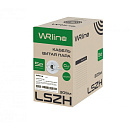 WRline Кабель витая пара, неэкранированный U/UTP, категория 5e, 4 пары 0,48 (24 AWG), одножильный,внутренний, LSZH, нг(A)-HF, серый, 305 м [WR-UTP-4P-