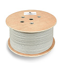 Cabeus FTP-4P-Cat.6-SOLID-GY-100 Кабель витая пара экранированная FTP (F/UTP), категория 6, 4 пары (23 AWG), одножильный (100 м), PVC нг(А)-LS