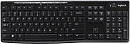 Беспроводная клавиатура K270 RUS BLACK/ WHITE 920-003058 LOGITECH