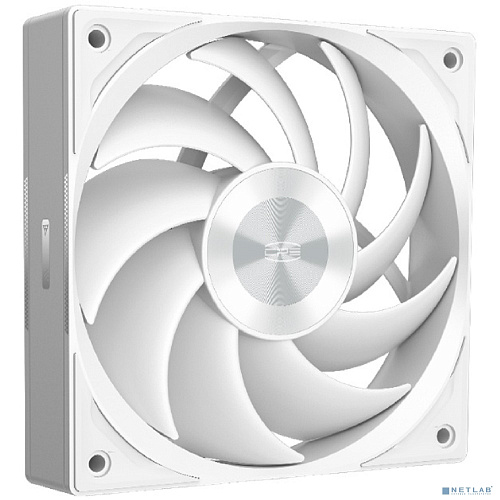 Кулер для корпуса/ PCCooler F5R120 (120x120x25mm, 4-pin PWM, 86.73CFM, 32dBA, 2200RPM, White)