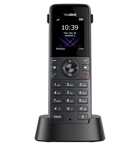 телефон YEALINK W74P (база W70B+трубка W74H) до 10 SIP-аккаунтов, до 10 трубок на базу, до 20 вызовов, шт
