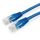 Cablexpert Патч-корд медный UTP PP10-15M/B кат.5, 15м, литой, многожильный (синий)