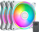 Кулер для корпуса 1 Ватт Cooler Master MasterFan MF120 Halo White Edition Fan (4-Pin PWM), 120mm, 3 in 1