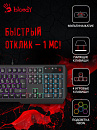 Клавиатура A4Tech Bloody B135N черный USB Multimedia for gamer LED (подставка для запястий) (B135N)