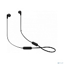 Гарнитура вкладыши JBL T215BT черный беспроводные bluetooth шейный обод (JBLT215BTBLK)