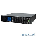 CyberPower PLT1000ELCDRT2U ИБП {Line-Interactive, Rack, 1000VA/900W USB/RS-232/EPO/SNMPslot (8 IEC С13)}
