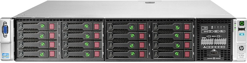 сервер hpe proliant dl380p gen8 e5-2640 rack(2u)/xeon6c 2.5ghz(15mb)/4x4gbr1d(lv)/p420ifbwc(1gb/raid 0/1/1+0/5/5+0)/nohdd(8/16up)sff/nodvd/ilo4st (642
