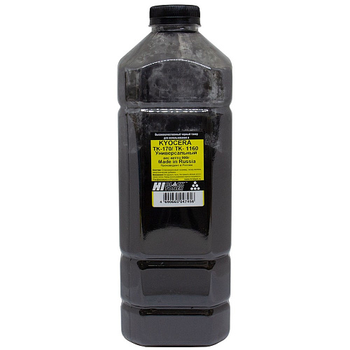 Hi-Black Тонер (Made in Russia) Универсальный для Kyocera TK-170/TK-1160/TK-1200, Bk, 900 г, канистра