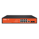 Коммутатор Wi-Tek WI-PCMS310GF, управляемый L2 PoE бюджет 150Вт, порты 8GE PoE,2SFP, Cloud,