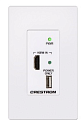 DM Lite – HDMI® over CATx Transmitter, Wall Plate, White Textured