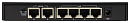Коммутатор ORIGO Неуправляемый PoE-коммутатор, 6x100Base-TX (4x100Base-TX PoE), PoE-бюджет 60 Вт, PoE до 250 м, корпус металл