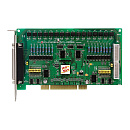 Плата Universal PCI с 16 каналами дискретного ввода, и 16 каналами релейного вывода, с изоляцией (с кабелем CA-4037W и 2 разъёмами CA-4002)
