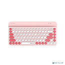 Клавиатура A4Tech Fstyler FBK30 розовый USB беспроводная BT/Radio slim Multimedia (FBK30 RASPBERRY)