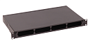 Бокс 19" на 4 кассеты MPO, 1U, черный