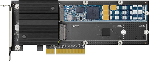 SSD Synology M.2 SSD-NVME adapter,PCIe 3.0x8, M.2 22110/2080