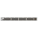 Ethernet-коммутатор MES2348P, 48 портов 10/100/1000 Base-T (PoE/PoE+), 4 порта 10GBase-R (SFP+)/1000Base-X (SFP), L3, 2 слота для модулей питания