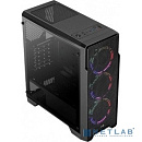 Aerocool Ore Saturn FRGB-G-BK-v1 черный без БП ATX 3x120mm 2xUSB2.0 1xUSB3.0 audio bott PSU" [54179]