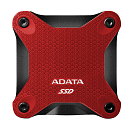 Внешний накопитель Внешний SSD 512GB USB 3.2 Gen 2 (USB 10Gbps) R550/W480MB/s 3D NAND COLOR BOX красный