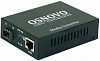 Медиаконвертер OSNOVO OMC-1000-11X Медиаконвертер Gigabit Ethernet 1xRJ45, 1xSFP. Порты: 1 x GE (10/100/1000Base-T), 1 x GE SFP (1000Base-X). В компл