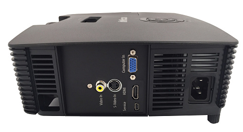 Проектор INFOCUS IN112xv (Full 3D) DLP, 3800 ANSI Lm, SVGA, (1.95-2.15:1), 26000:1, HDMI 1.4b, 1хVGA, Composite, S-video, Mini USB B, лампа до 15000ч.