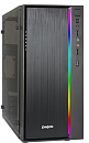Корпус MINITOWER mATX W/PSU с окном 2xUSB+USB3.0 HD аудио черный с RGB подсветкой mEVO-9301 EX283754RUS EXEGATE