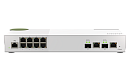 Коммутатор управляемый с 8 портами 2,5 Гбит/с RJ-45 и 2 портами 10 Гбит/с SFP+, совмещенными с RJ-45, пропускная способность до 80 Гбит/с
