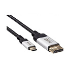 Кабель-адаптер DP A(m) <-->USB 3.1 Type-Cm,bi-direct, 8K@60Hz, 1.8m , VCOM <CU422VB-1.8>