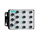 Управляемый Ethernet-коммутатор 2 уровня с 8 портами 100/1000BaseT(X) 802.3at PoE+ и 4 портами 10/100/1000 BaseT(X) M12, соответствующие стандарту EN