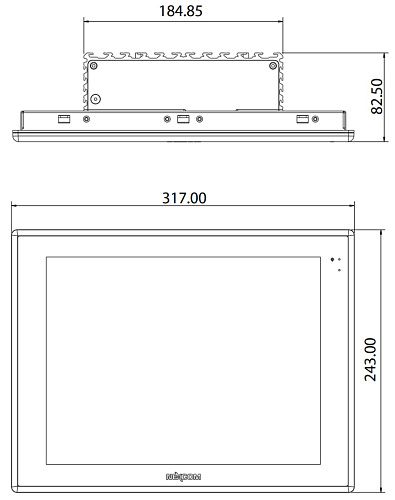 Панельный компьютер APPC1250T