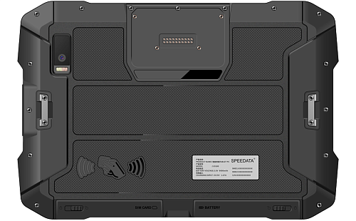 Защищенный планшет/ 10" Tablet 2.2Ghz 4GB/64GB, 2D CMOS Mega Pixel imager with Laser Aimer (CM6x), BT, WiFi, 5G, GPS, NFC and Camera. Incl USB