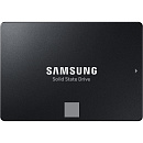 Твердотельные накопители/ Samsung SSD 870 EVO, 1000GB, 2.5" 7mm, SATA3, 3-bit MLC, R/W 560/530MB/s, IOPs 98 000/88 000, DRAM buffer 1024MB, TBW 600,