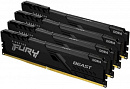 Память DDR4 4x16GB 3200MHz Kingston KF432C16BB1K4/64 Fury Beast Black RTL Gaming PC4-25600 CL16 DIMM 288-pin 1.35В kit Intel single rank с радиатором
