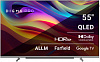 Телевизор QLED Digma Pro 55" QLED 55L Google TV Frameless черный/серебристый 4K Ultra HD 120Hz HSR DVB-T DVB-T2 DVB-C DVB-S DVB-S2 USB WiFi Smart TV