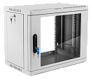 Шкаф коммутационный ЦМО (ШРН-12.500) настенный 12U 600x529мм пер.дв.стекл 200кг серый 470мм 18кг 180град. 612мм металл