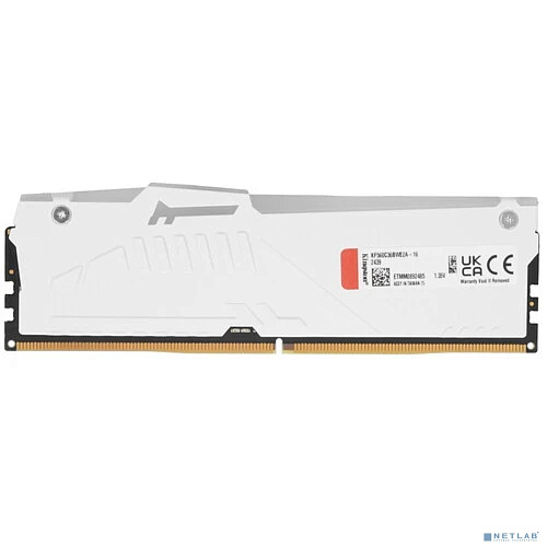 Память оперативная/ Kingston 16GB 6000MT/s DDR5 CL36 DIMM FURY Beast White RGB EXPO