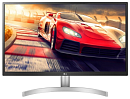 LG 27" 27UL500-W IPS LED 4K, 3840x2160, 5ms, 300cd/m2, 1000:1 (Mega DCR), 178°/178°, HDMI*2, DisplayPort , Tilt, VESA, Silver-White