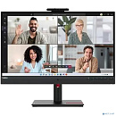 Монитор Lenovo 23.8" ThinkVision T24v-30 черный IPS LED 4ms 16:9 HDMI M/M Cam матовая HAS Piv 1000:1 250cd 178гр/178гр 1920x1080 75Hz VGA DP FHD USB 6