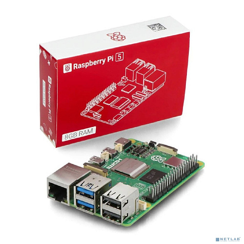 Микрокомпьютер Raspberry Pi 5 8Гб (46066)