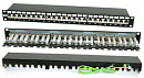 Патч-панель Hyperline PP2-19-24-8P8C-C6A-SH-110D 19" 1U 24xRJ45 кат.6A FTP
