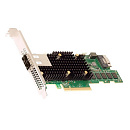 RAID-контроллер Broadcom 9580-8i8e SGL (05-50076-00 / 03-50076-00003 / 03-50076-00004 / 03-50076-00005) PCIe 4.0 x8 LP, SAS/SATA/NVMe, RAID 0,1,5,6,1