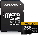 Карта памяти MICRO SDXC 256GB W/AD. AUSDX256GUII3CL10-CA1 ADATA