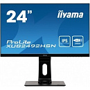 LCD IIYAMA 23.8" XUB2492HSN-B1 {IPS 1920х1080 250cd 178/178 1000:1 80M:1 16.7M 4ms D-Sub HDMI DisplayPort USB-Hub}