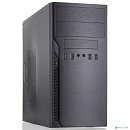 Корпус с блоком питания 450Вт./ Case Foxline FL-628-FZ450R-U32-S mATX case, black, w/PSU 450W 12cm, w/2xUSB2.0, w/2xUSB3.0 w/pwr cord, w/o FAN, E-lock
