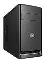 Корпус без БП Cooler Master MasterBox E300L, 2xUSB3.0, 1x120Fan, w/o PSU, Black w/Silver line, mATX
