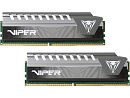 Модуль памяти PATRIOT Viper Elite Gaming DDR4 Общий объём памяти 8Гб Module capacity 4Гб Количество 2 2133 МГц Множитель частоты шины 14 1.2 В серый P