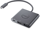 Адаптер - USB-C/2*USB-A с функцией зарядки Dell Adapter USB-C/2*USB-A with Power Delivery