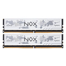 Модуль памяти Apacer 32GB DDR5 6400 DIMM OC NOX White w/HS, kit 2x16GB CL32, 1.4V