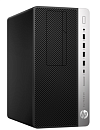 HP EliteDesk 705 G4 MT AMD Ryzen 5 Pro 2400G (3.6-3.9GHz,4 Cores),8Gb DDR4-2666(1),2Tb 7200,USB Slim Kbd(no Mouse),Platinum 400W,3y,FreeDOS
